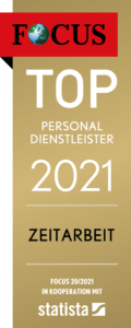 CALUMA - TOP Personaldienstleister 2021 Zeitarbeit