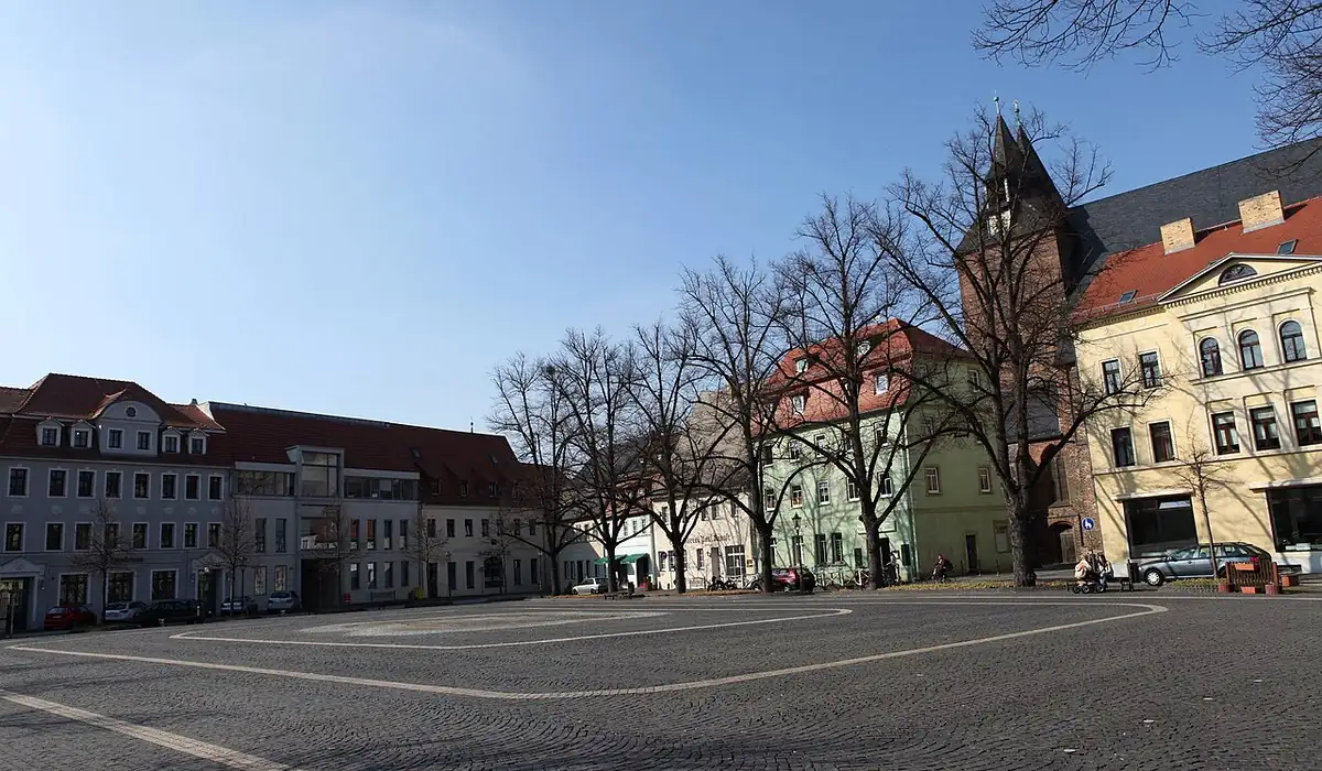 Stadtansicht von Delitzsch – Einsatzort für Pagen in Hotels und im Gästeservice | CALUMA