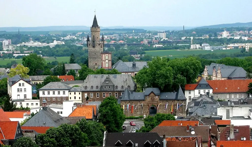 Stadtansicht von Friedberg (Hessen) – regionale Jobsuche und Jobvermittlung bei CALUMA