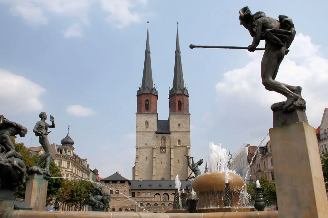 Stadtansicht von Halle (Saale) – Einsatzort für Eventhelfer bei Veranstaltungen, Messen, Konzerten, Festivals und Firmenevents über CALUMA