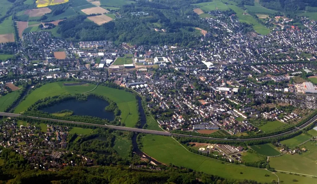 Stadtansicht von Hennef (Sieg) – Personal buchen und Jobs finden bei CALUMA
