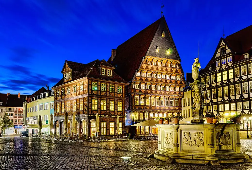 Stadtansicht von Hildesheim – Einsatzort für Interviewer bei Kundenbefragungen, Marktforschung, Meinungsforschung und Field Research über CALUMA