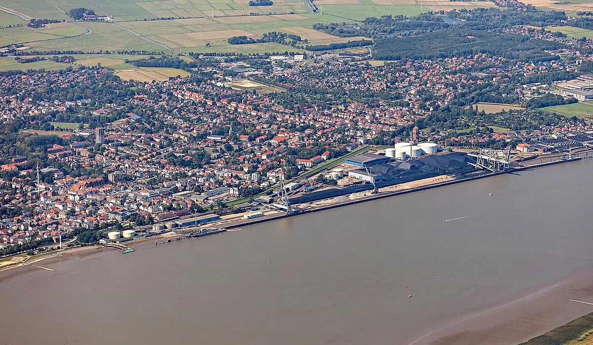 Stadtansicht von Nordenham – Einsatzort für Hostessen bei Messen, Kongressen, Events, Empfängen, Promotionaktionen und Hospitality über CALUMA