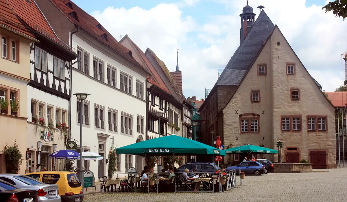 Stadtansicht von Sangerhausen – Einsatzort für Pop-up-Verkäufer in temporären Stores, auf Aktionsflächen und Veranstaltungen | CALUMA