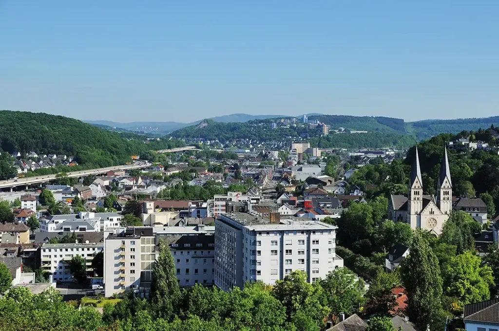 Stadtansicht von Siegen – Personal buchen und Jobs finden bei CALUMA