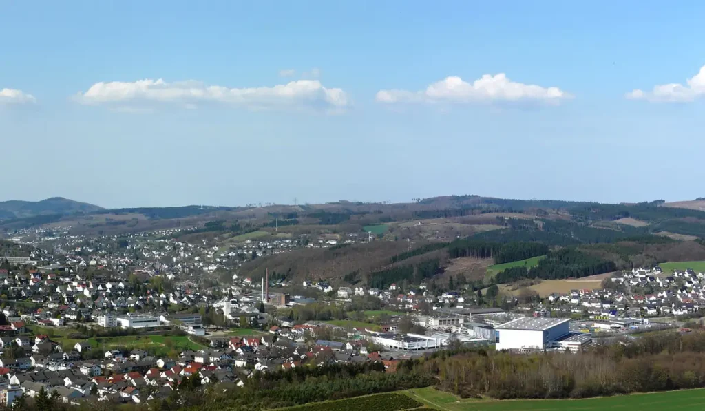 Stadtansicht von Sundern (Sauerland) – regionale Jobsuche und Jobvermittlung bei CALUMA