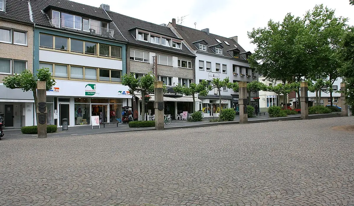 Stadtansicht von Viersen – Einsatzort für Empfangsmitarbeiter in Besucherbetreuung, Telefonzentrale und Front Office | CALUMA