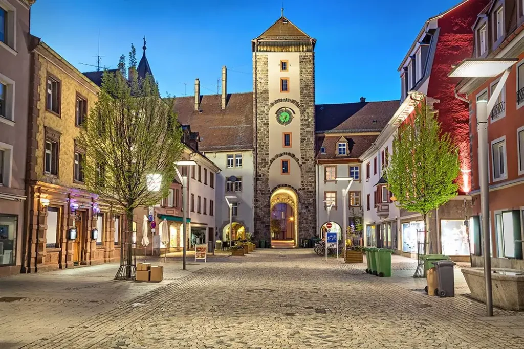 Stadtansicht von Villingen-Schwenningen – Ferienjobs und regionale Jobsuche bei CALUMA