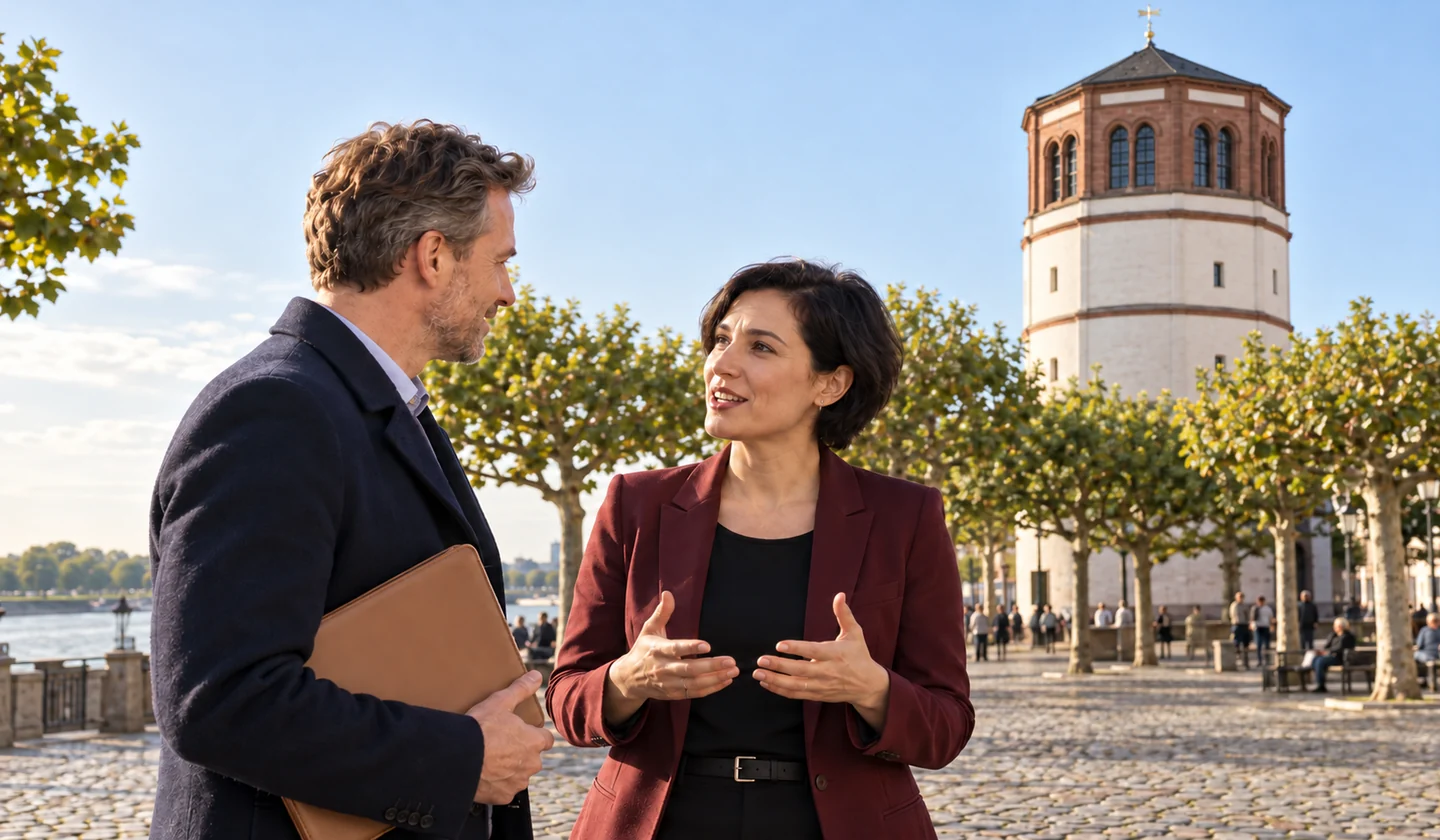 Stadtansicht von Düsseldorf – Einsatzort für Kundenberater in Service, Beratung und Kundenbetreuung | CALUMA