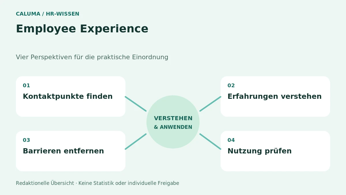 Employee Experience – grafische Orientierung