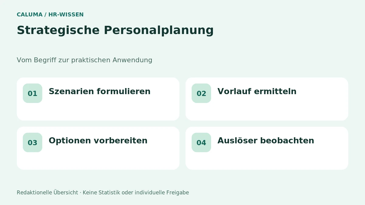 Strategische Personalplanung – grafische Orientierung