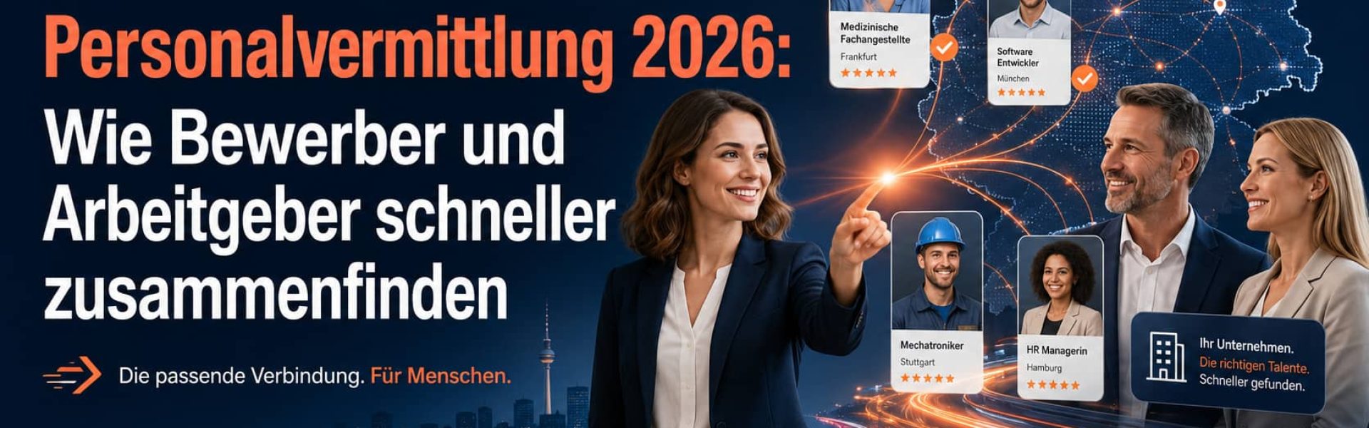 Personalvermittlung 2026: Wie Bewerber und Arbeitgeber in einem schwierigen Arbeitsmarkt schneller zusammenfinden