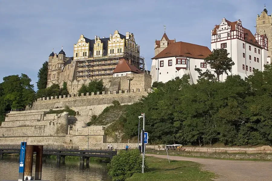 Stadtansicht von Bernburg (Saale)