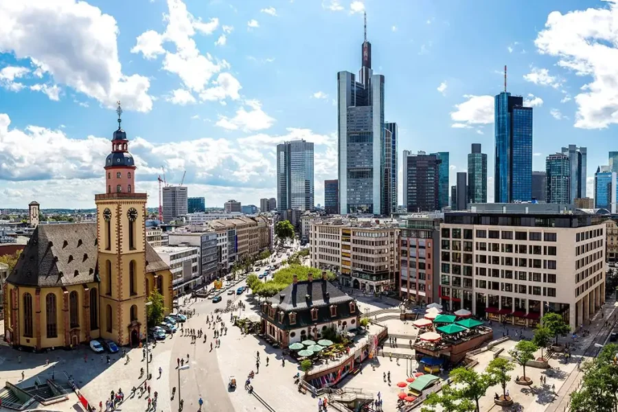Stadtansicht von Frankfurt am Main