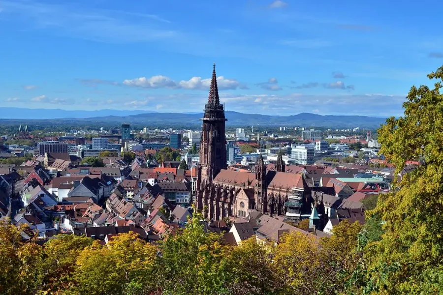 Stadtansicht von Freiburg im Breisgau