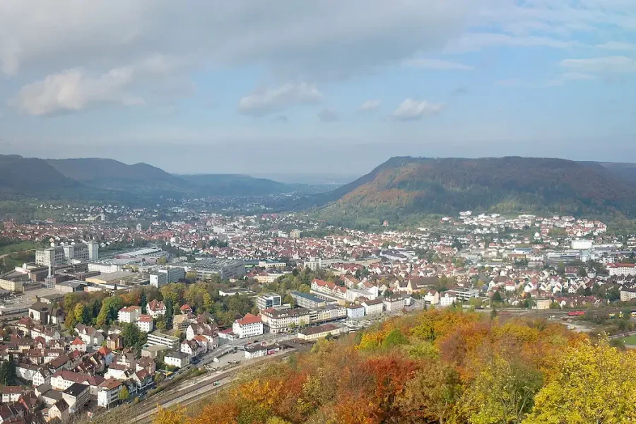 Stadtansicht von Geislingen an der Steige