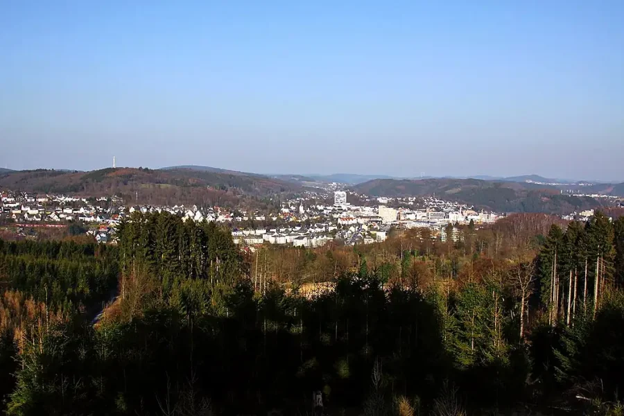 Stadtansicht von Gummersbach
