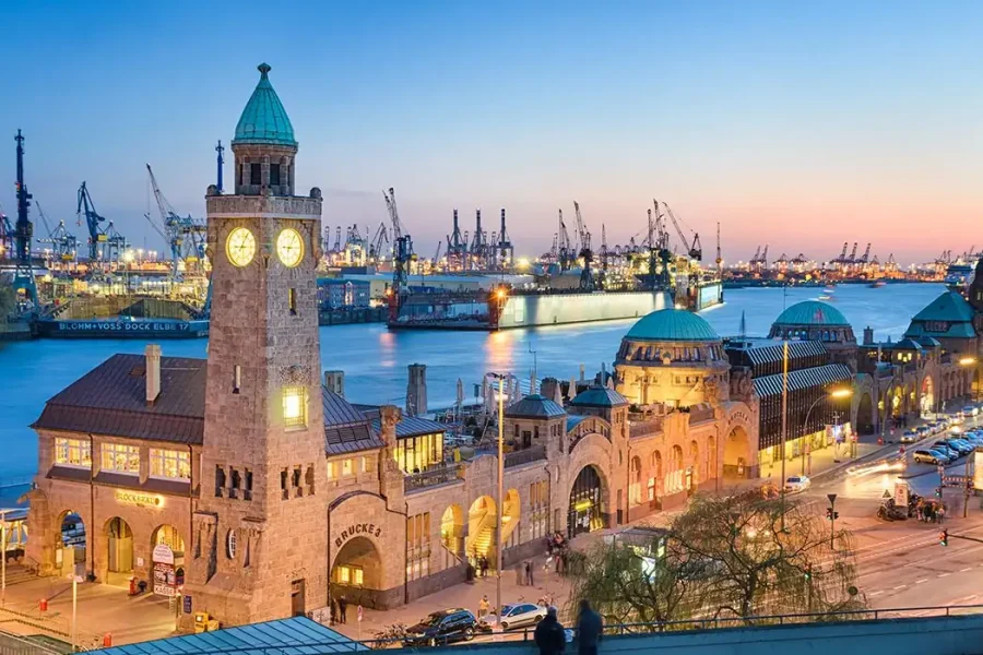 Stadtansicht von Hamburg