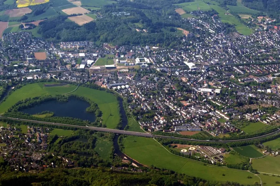 Stadtansicht von Hennef (Sieg)