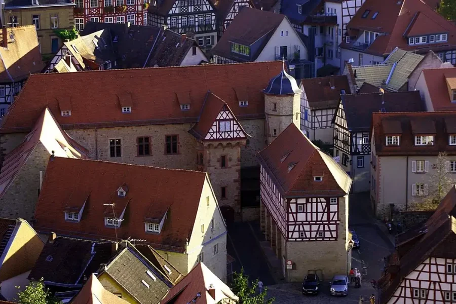 Stadtansicht von Heppenheim (Bergstraße)