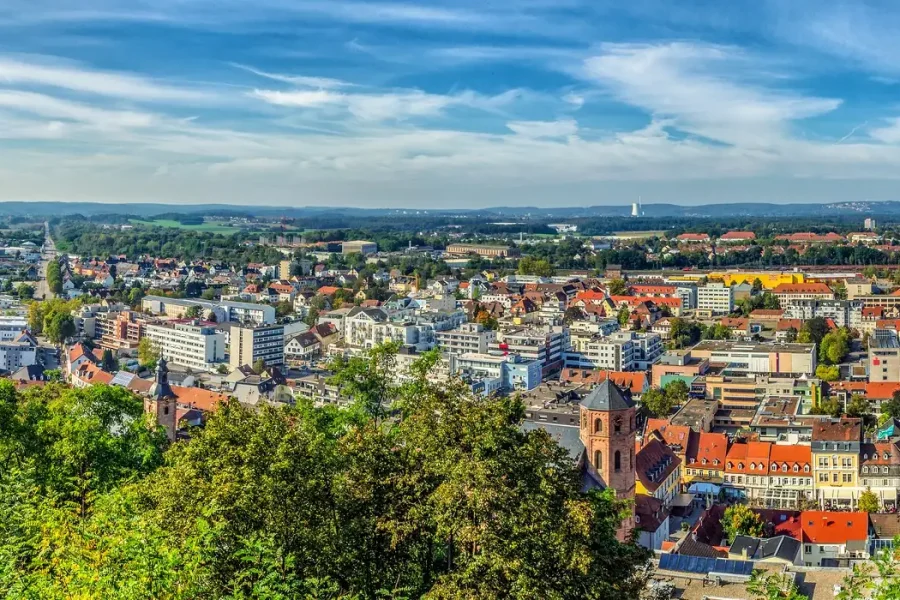 Stadtansicht von Homburg