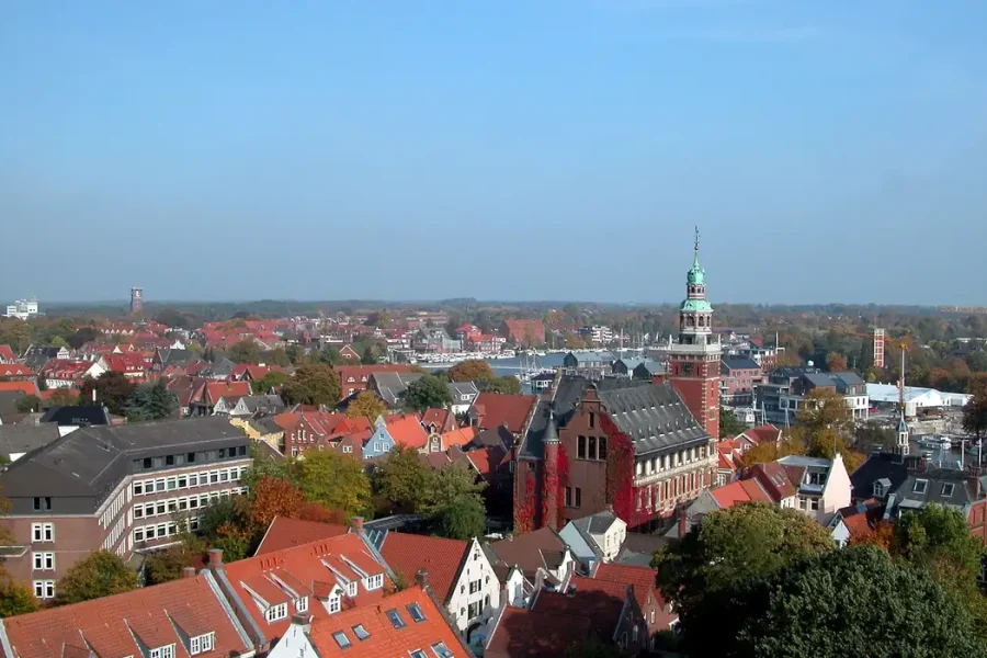 Stadtansicht von Leer (Ostfriesland)