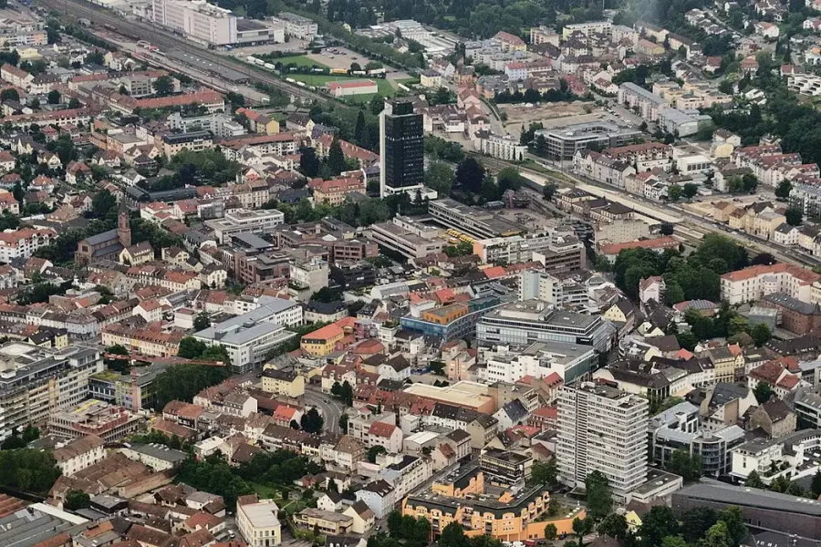 Stadtansicht von Lörrach