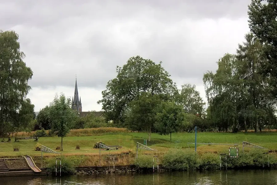 Stadtansicht von Mühlheim am Main