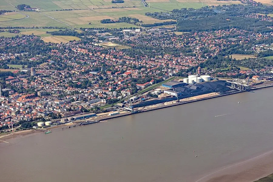 Stadtansicht von Nordenham