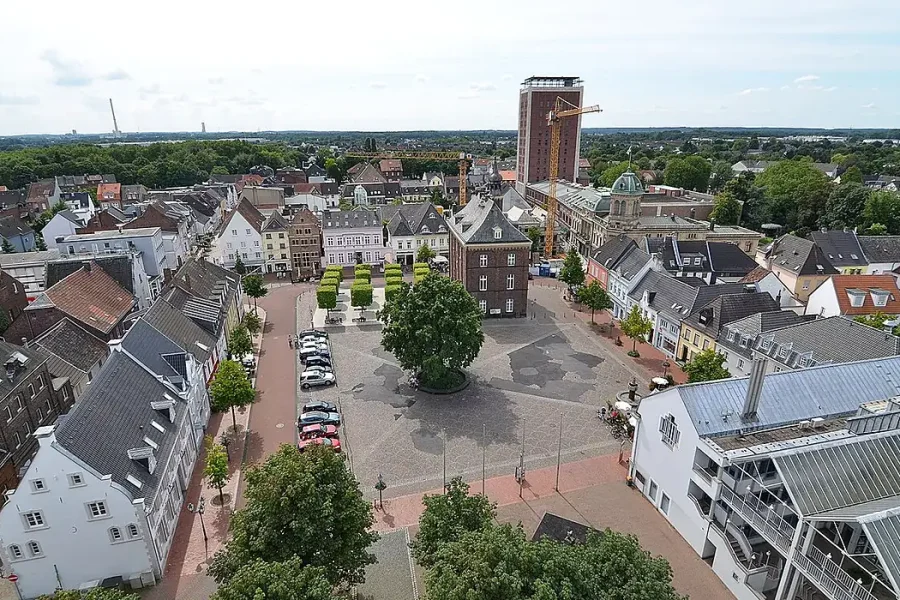Stadtansicht von Rheinberg