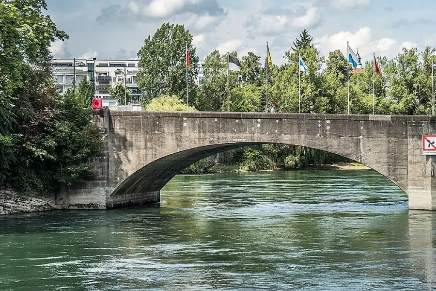 Stadtansicht von Rheinfelden (Baden)