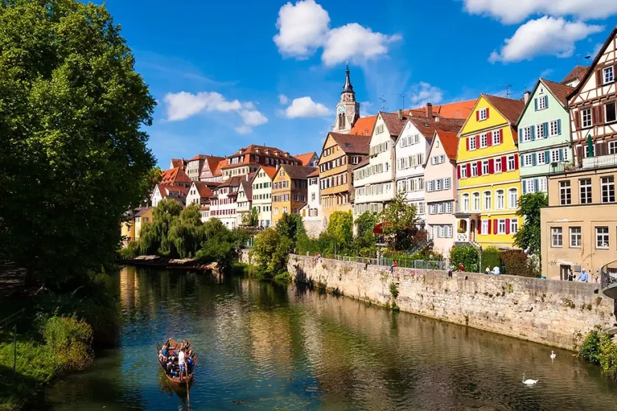 Stadtansicht von Tübingen