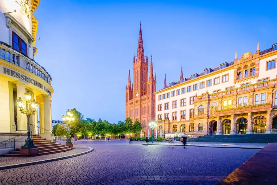 Stadtansicht von Wiesbaden