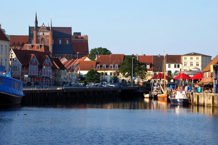 Stadtansicht von Wismar